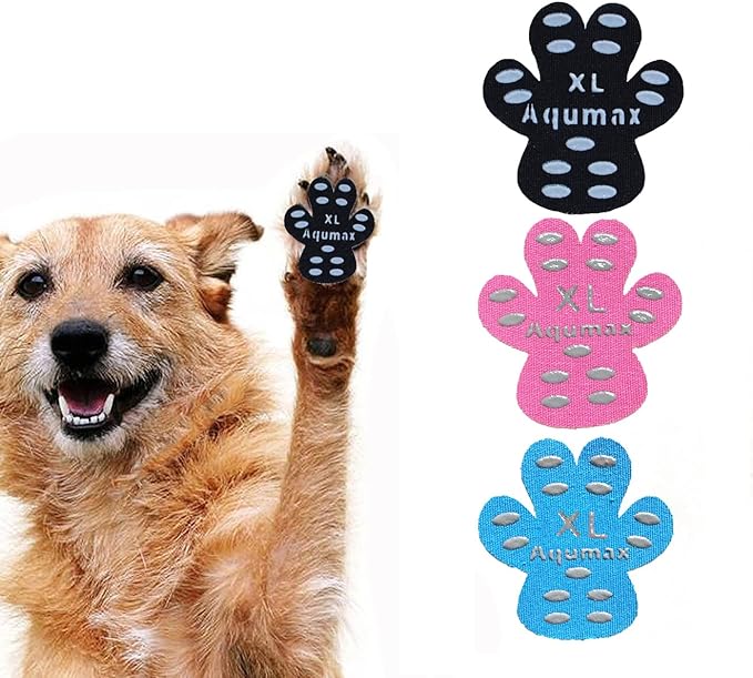 Dog Anti Slip Paw Grips Traction Pads with Stronger Adhesive for Hard Floor or Injuries