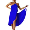 Beach Cover Up Dress For Women Beach Dresses Wrap Skirt Bikini Cover Up Cross Swimwear