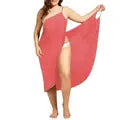 Beach Cover Up Dress For Women Beach Dresses Wrap Skirt Bikini Cover Up Cross Swimwear