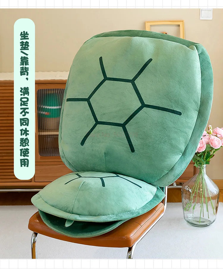 Funny Turtle Shell Plush Toy Children Sleeping Bag and Pillow Cushion