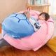 Funny Turtle Shell Plush Toy Children Sleeping Bag and Pillow Cushion