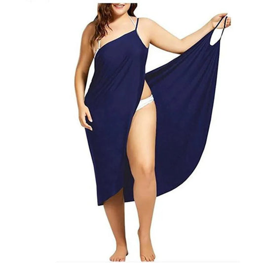 Beach Cover Up Dress For Women Beach Dresses Wrap Skirt Bikini Cover Up Cross Swimwear