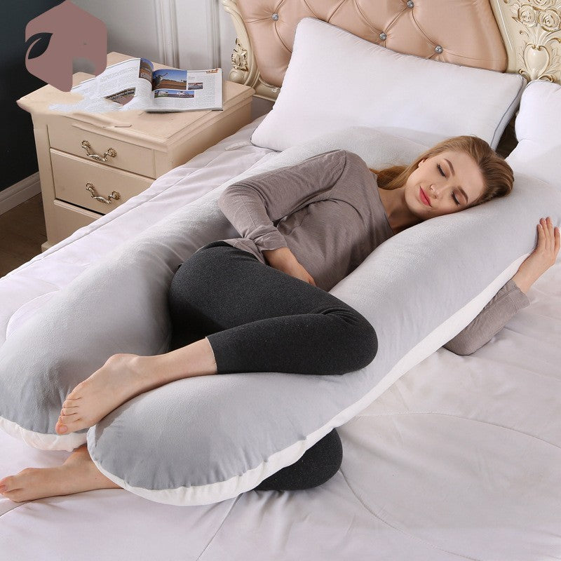 U-shaped Cotton Pregnant Women Pillow And Cushion Waist Pillow